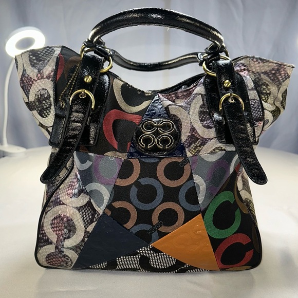 Coach Handbags - Coach Vintage Multi Patch Patchwork 1941 Hobo 2 Strap Colorful Classic Y2K